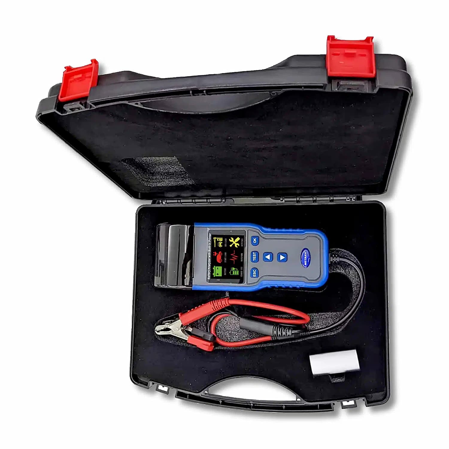 Metravi 100CCA - 2000CCA Battery Analyser with Built-in Printer, BT-900