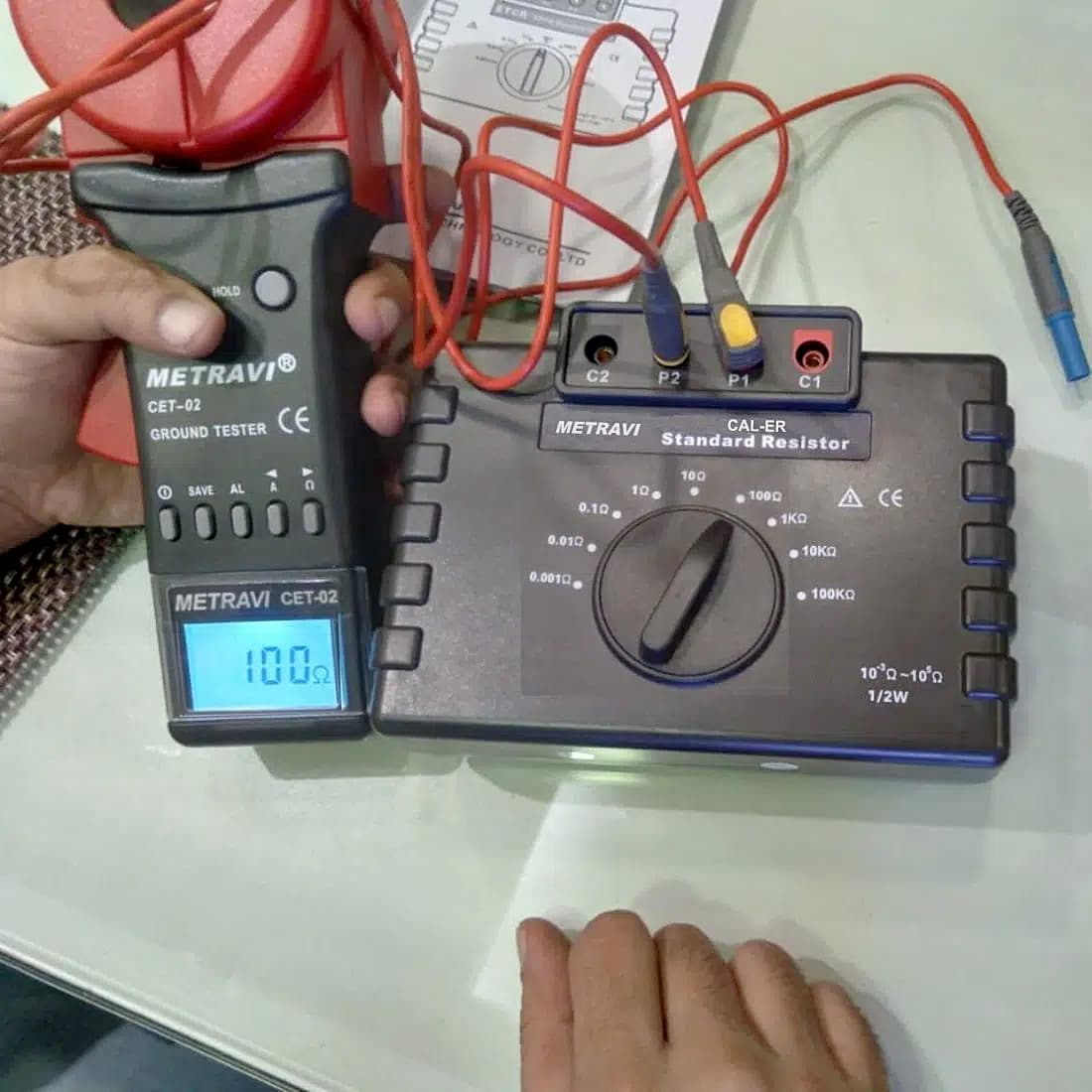 Metravi AC 3700V / rms Earth & Ground Tester Calibrator, CAL-ER