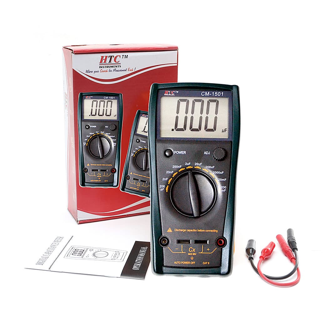 HTC 200mF / 1999 Count Capacitance Meter, CM-1501
