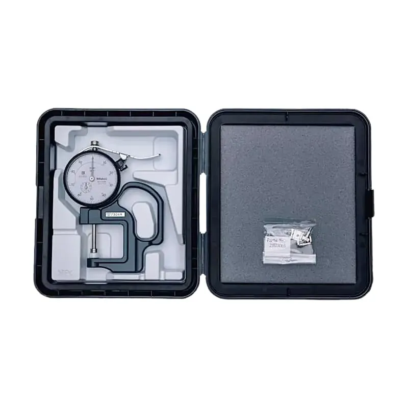 Mitutoyo 0 - 1 inch Standard Dial Indicator Thickness Gauge (Ceramic Contact Elements), 7304A