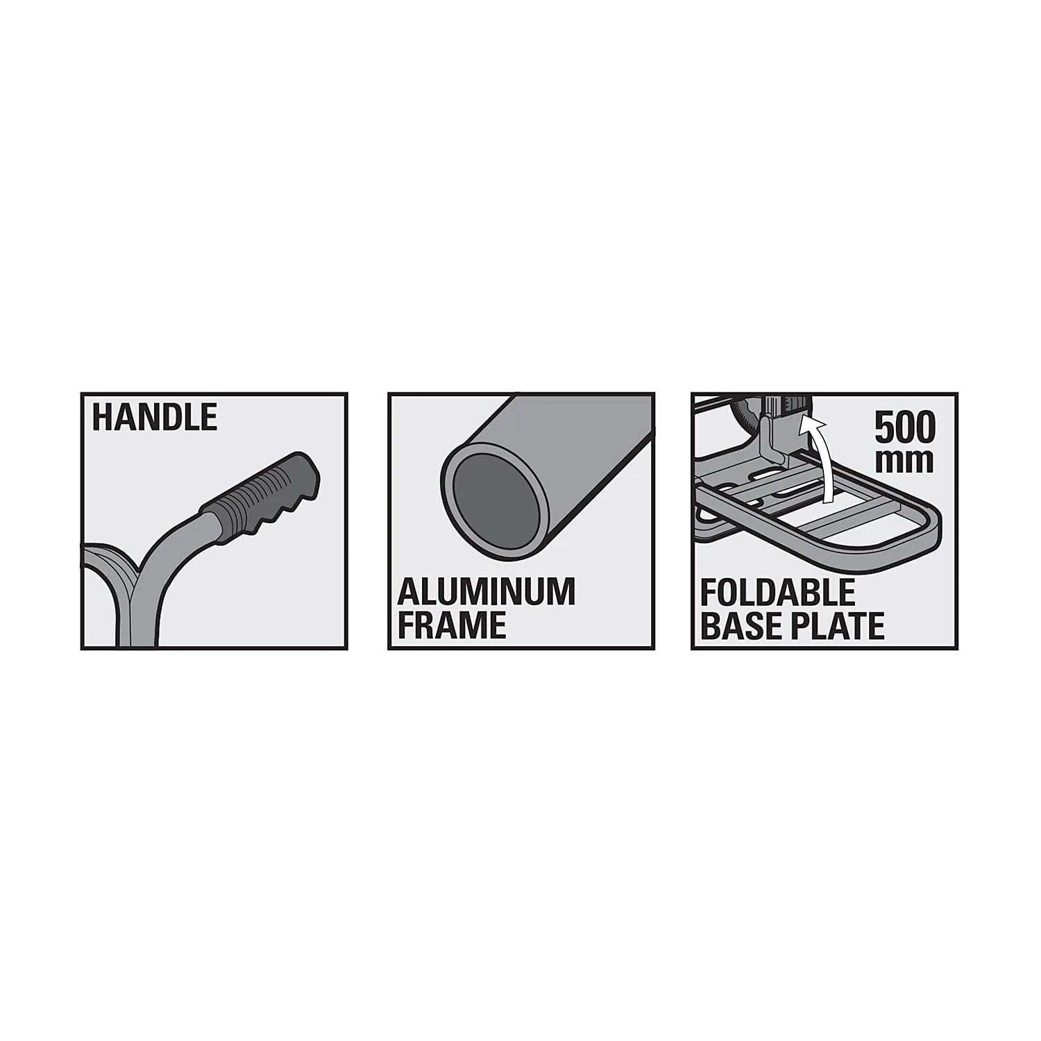 Stanley 200 Kg Load Capacity Aluminium Hand Truck with Foldable Base, SXWT-HT514
