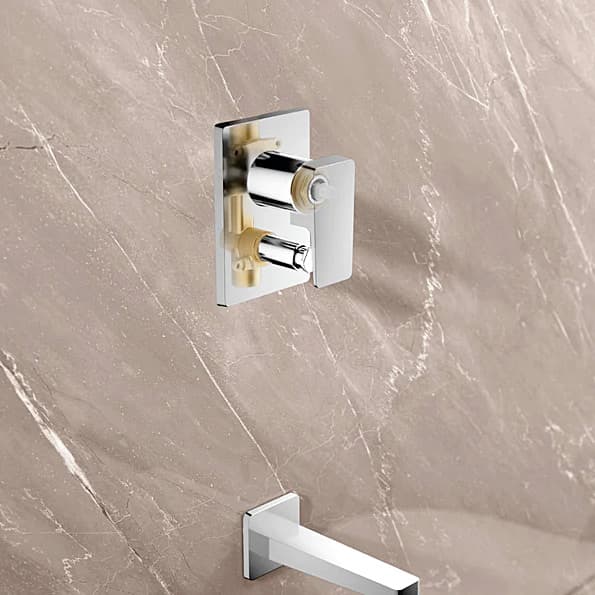 Kohler Aqua Turbo 235 Single-Control Recessed Bath & Shower Valve In Polished Chrome Finish, K-882IN-CP