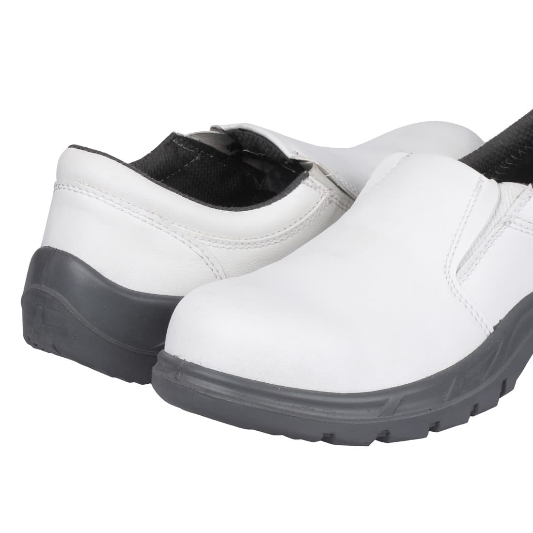 Karam Men's Executive Abwarf Safety Shoe - Steel Toe (White), FS13RG