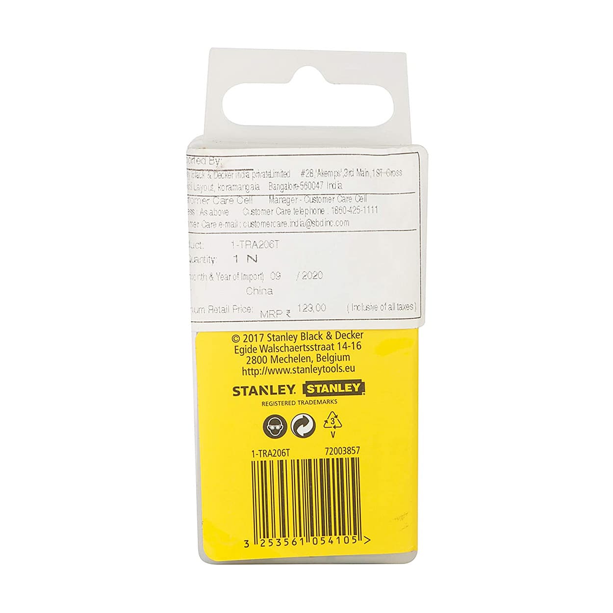 Stanley 10 mm 3/8 Inch Light Duty Staples A-Type (Pack of 1000 Pcs), 1-TRA206T