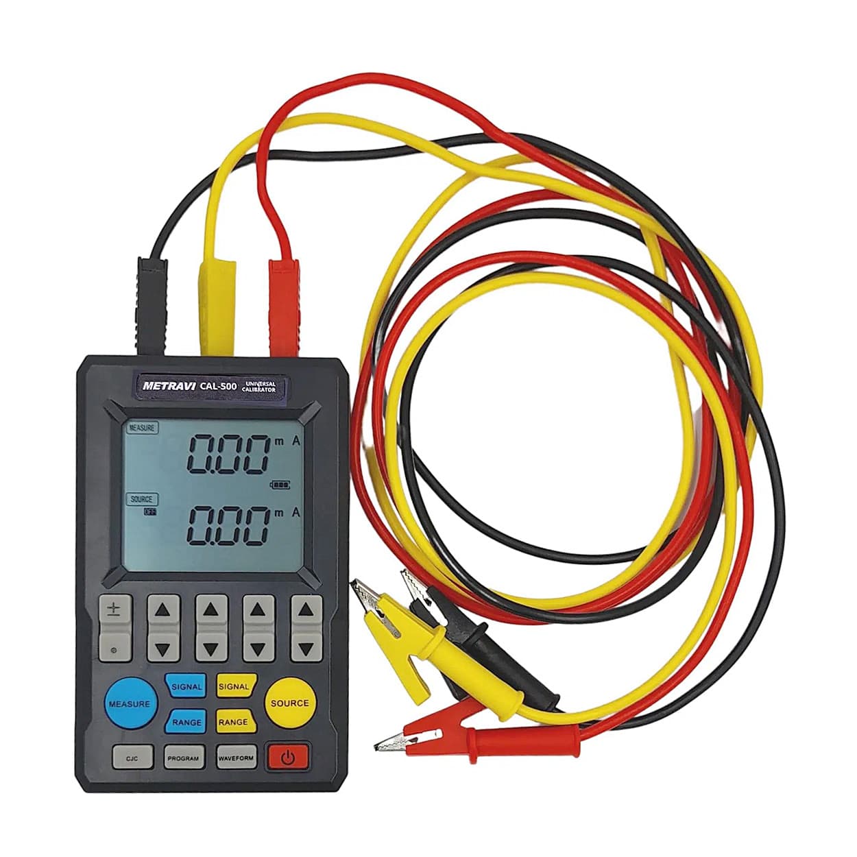 Metravi 4 Digit Hand Held Universal Calibrator With Large LCD Display, CAL-500
