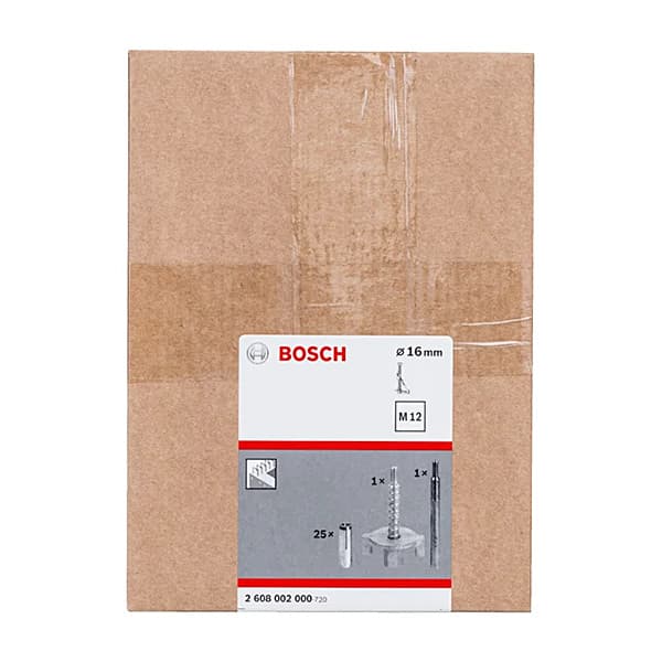 Bosch Fastening Parts Kit 16 mm Fixing Set (For Concrete), 2 608 002 000