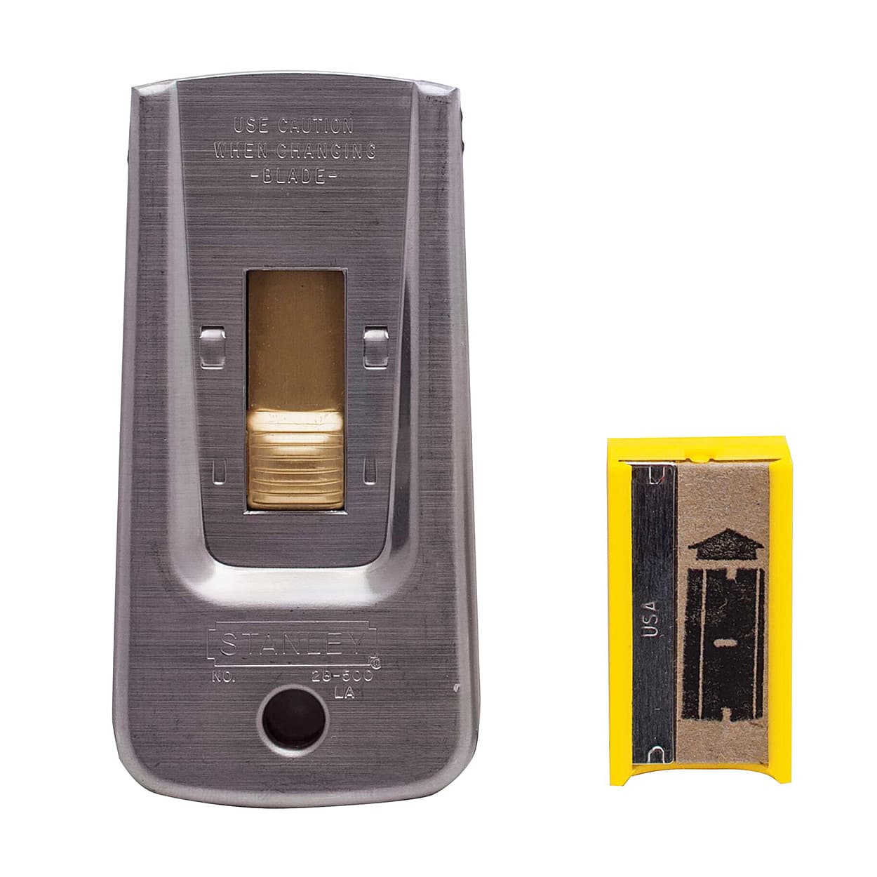 Stanley 95 mm Professional Glass Scraper with 5 Blades, 28-500