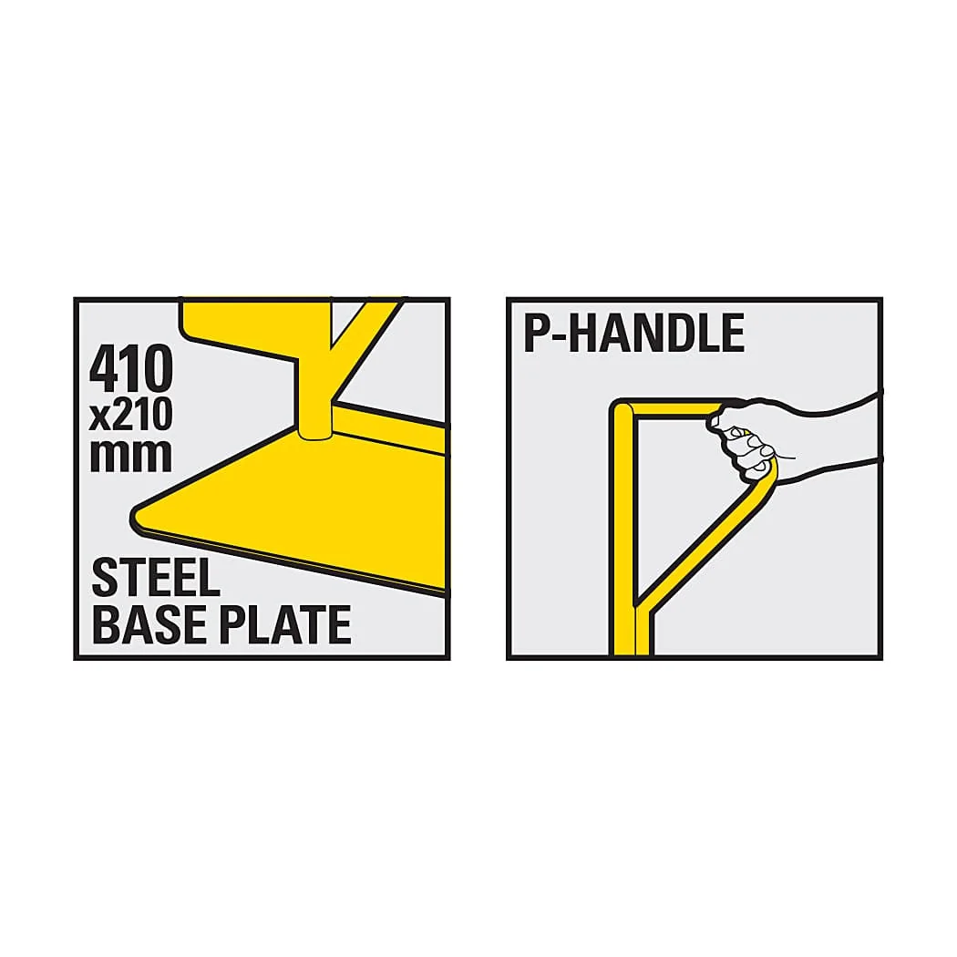Stanley 360 Kg Load Capacity P-Handle Steel Hand Truck, SXWT-HT539