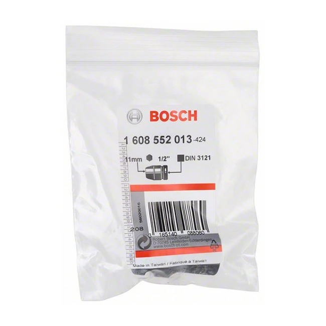 Bosch 10.0 mm, 1/2" Sq. Drive Sockets For Impact Wrenches, 1 608 552 012