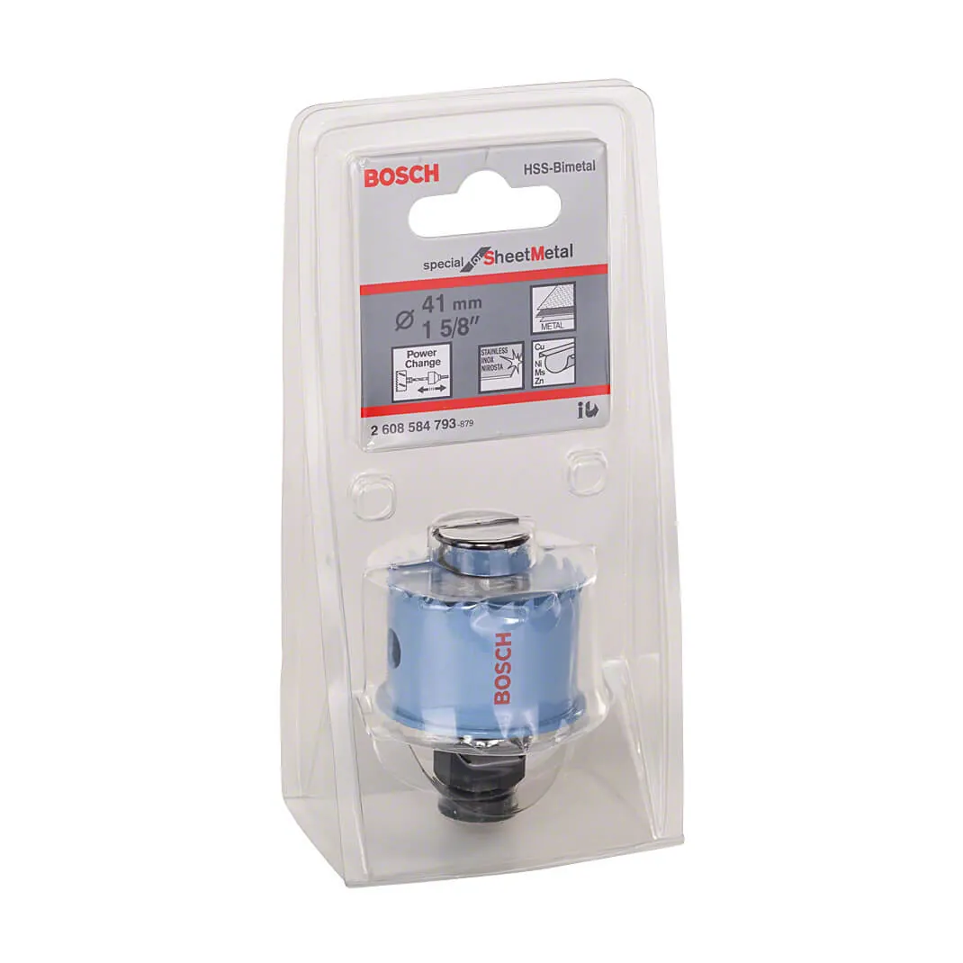 Bosch 41 mm Sheet Metal Power Change Adapter, 2 608 584 793