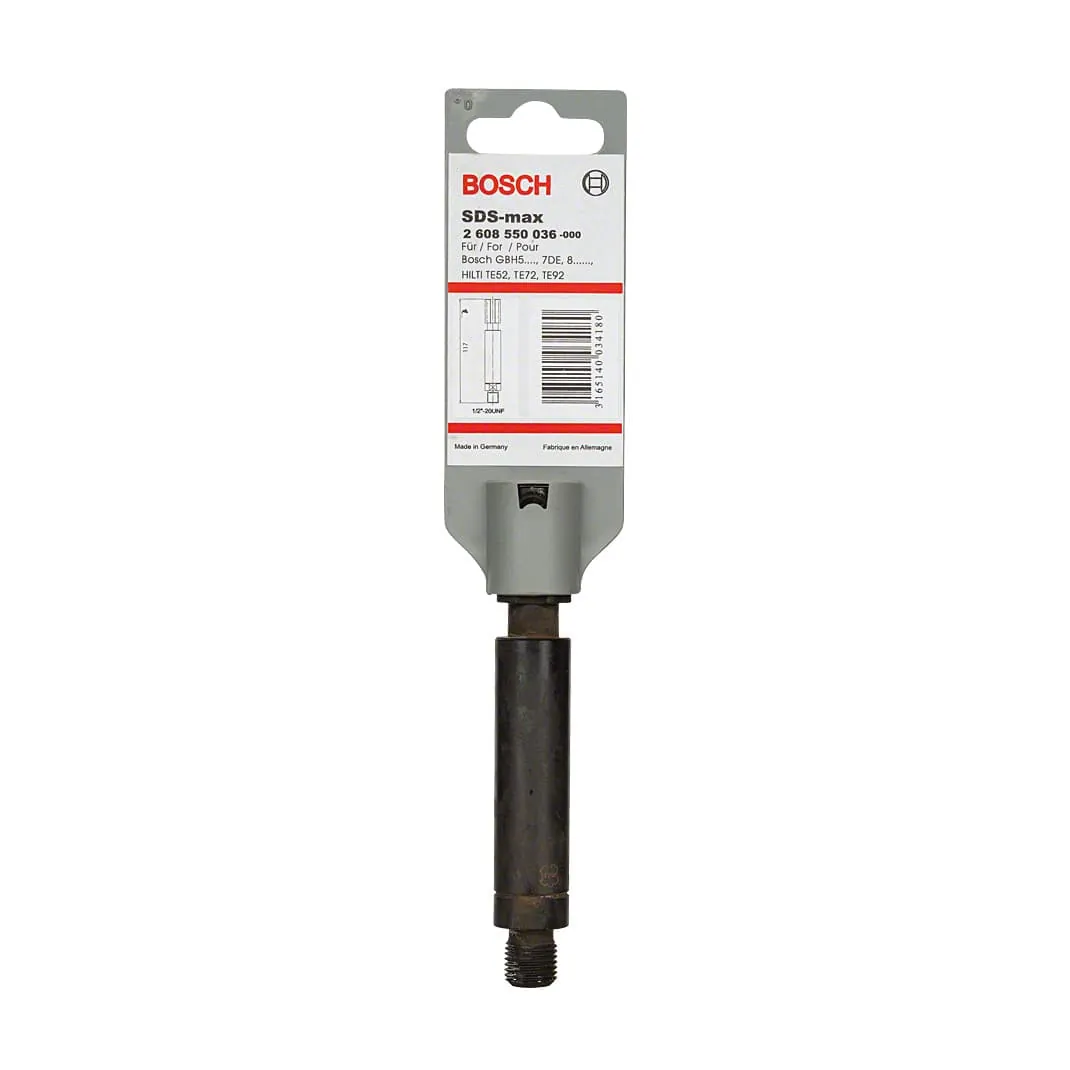 Bosch SDS Max Shank For Drill Chuck, 2 608 550 036