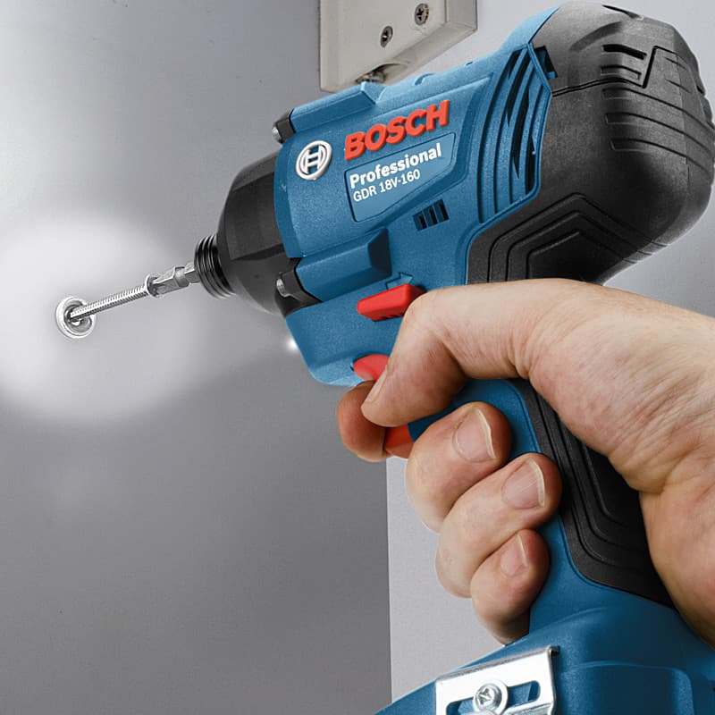 Bosch 18V Professional Cordless Impact Wrench (Brushless), GDR 180-Li