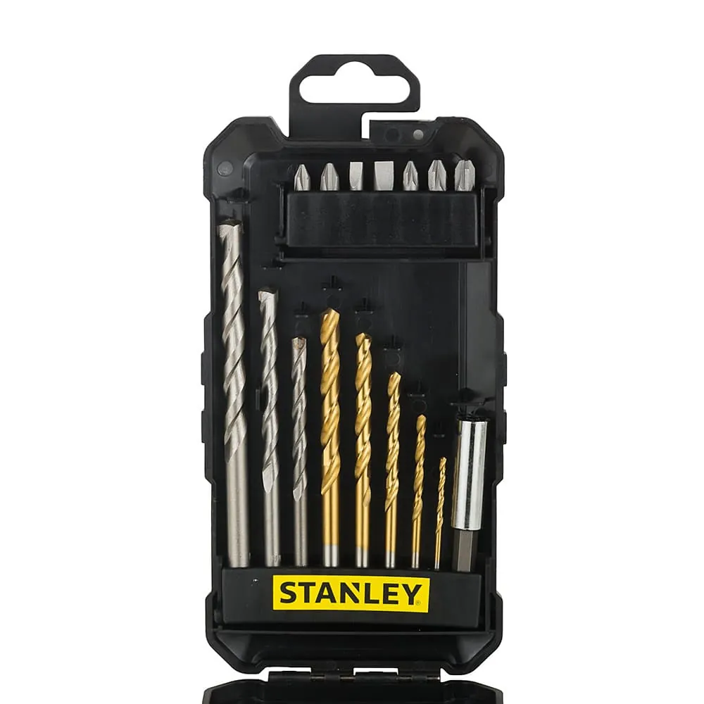 Stanley 16 Pcs Titanium Drilling & Screw Driving Set, STA7221