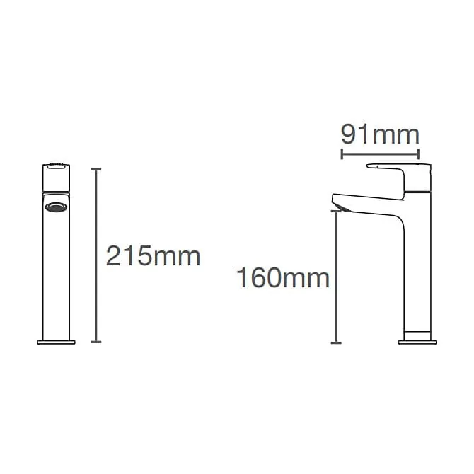 Kohler Accliv Tall Pillar Tap In Polished Chrome Finish (Cold Only), K-33102IN-4-CP