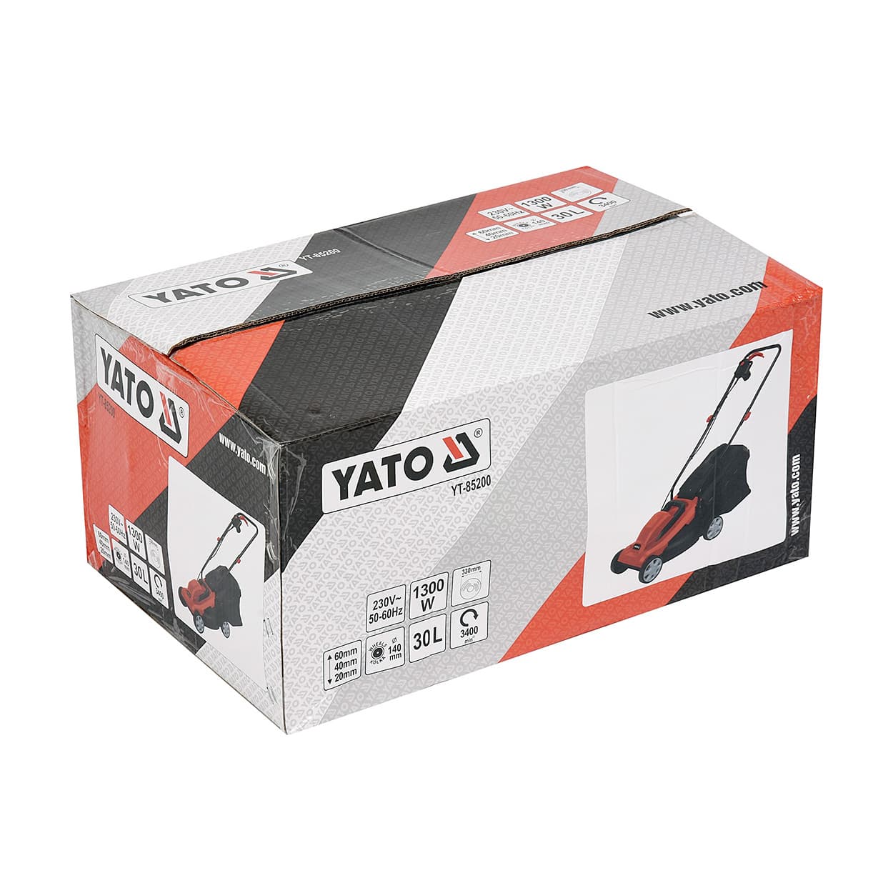 Yato 33cm / 1300W Electric Mower, YT-85200