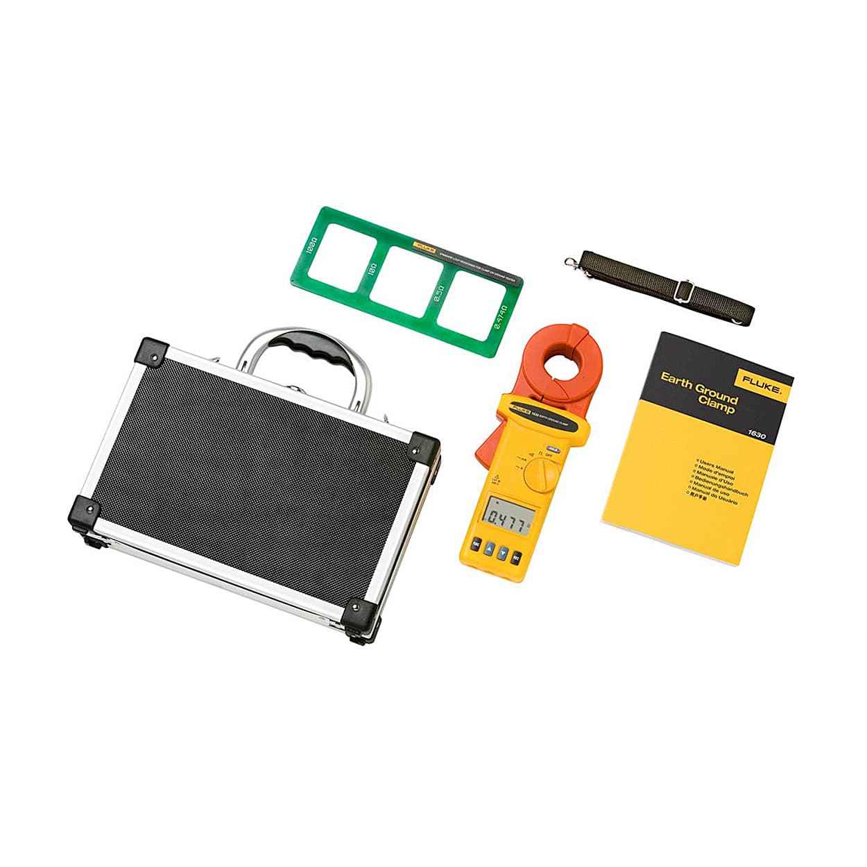 Fluke 1630 0.025 - 1500 Ohms 7 Ground Resistance Meter