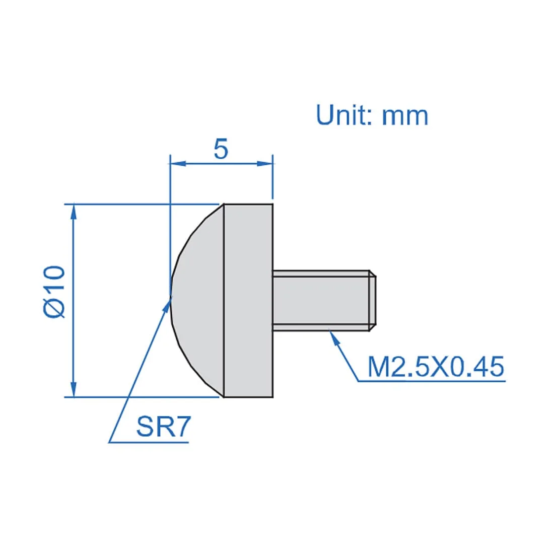 Insize 5 mm Spherical Point, 6282-0401
