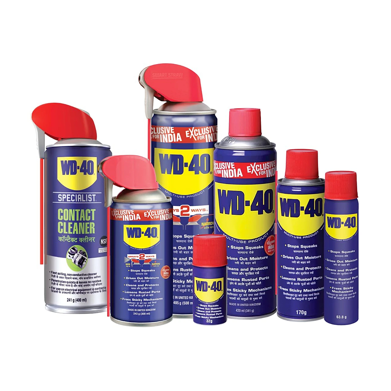 WD-40 32 Gms Multipurpose Rust Removal Spray (Pack of 24 Pcs)