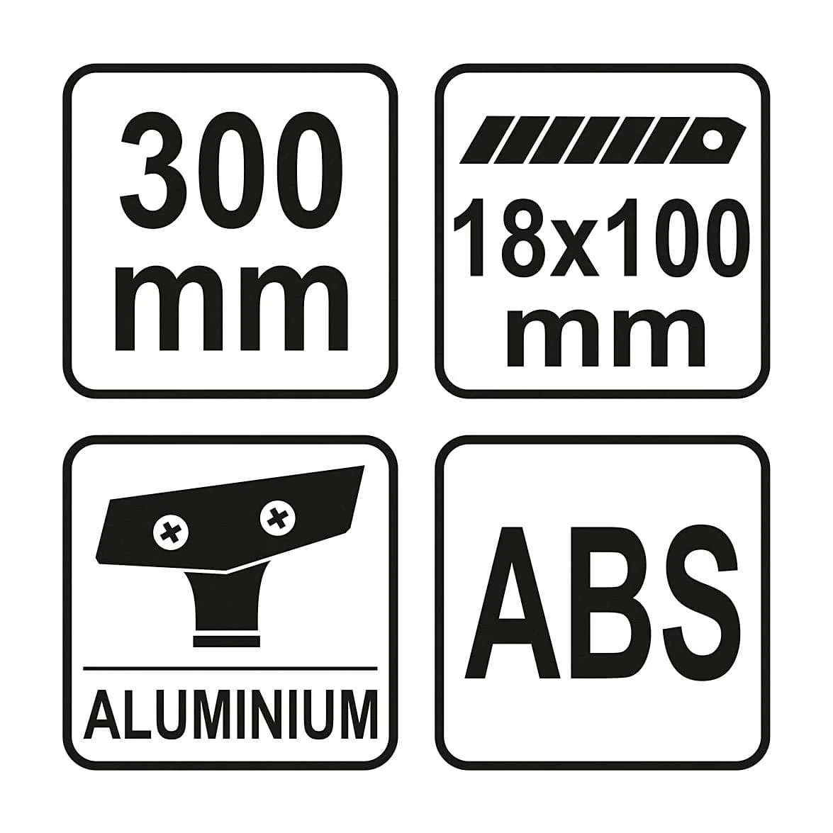 Yato 300 mm Window Scraper, YT-7550