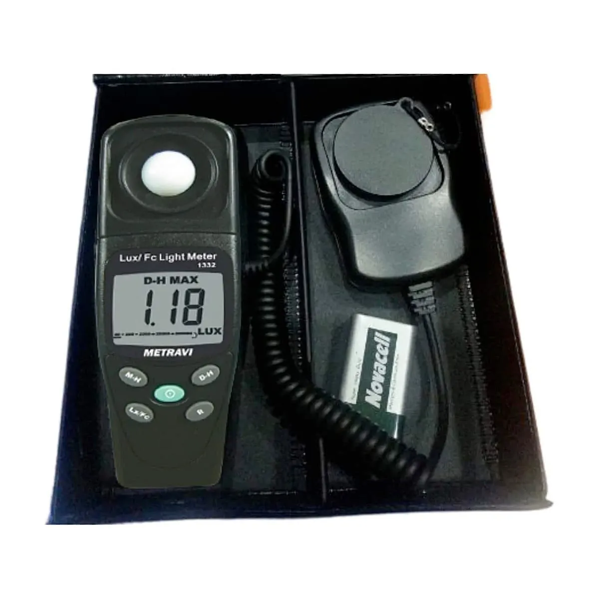 Metravi 0 - 20000 FC Digital Lux Meter (Measures In Lux & In Foot Candle), 1332