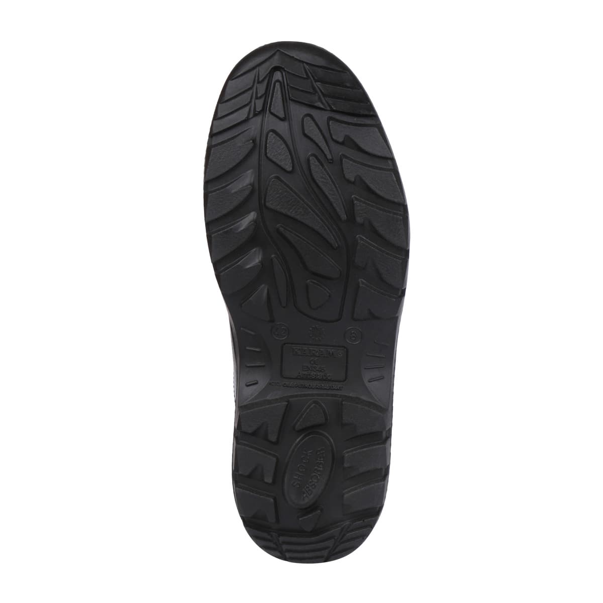 Karam Women's Grain Leather Safety Shoe - Fibre Toe (Black), FS101BL