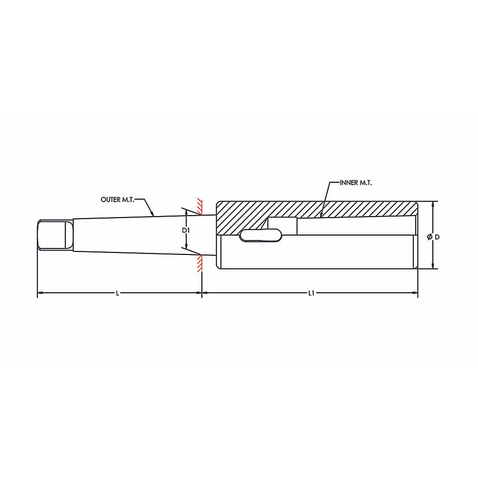 Tooltech MT 2-1 Extension Socket, 1-2
