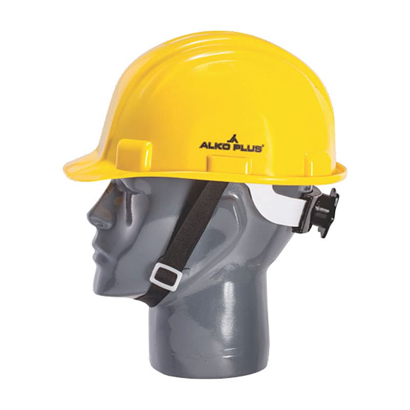 Alko Plus ISI Marked Safety Helmet with Four-point Plastic Suspension & Ratchet Fit Adjustment, APS 53