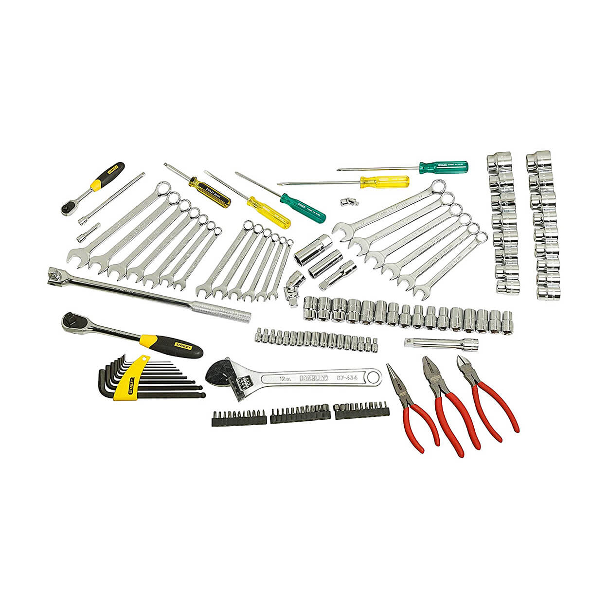 Stanley 132 Pcs Metric Tool Kit For Automotive Use, 99-059