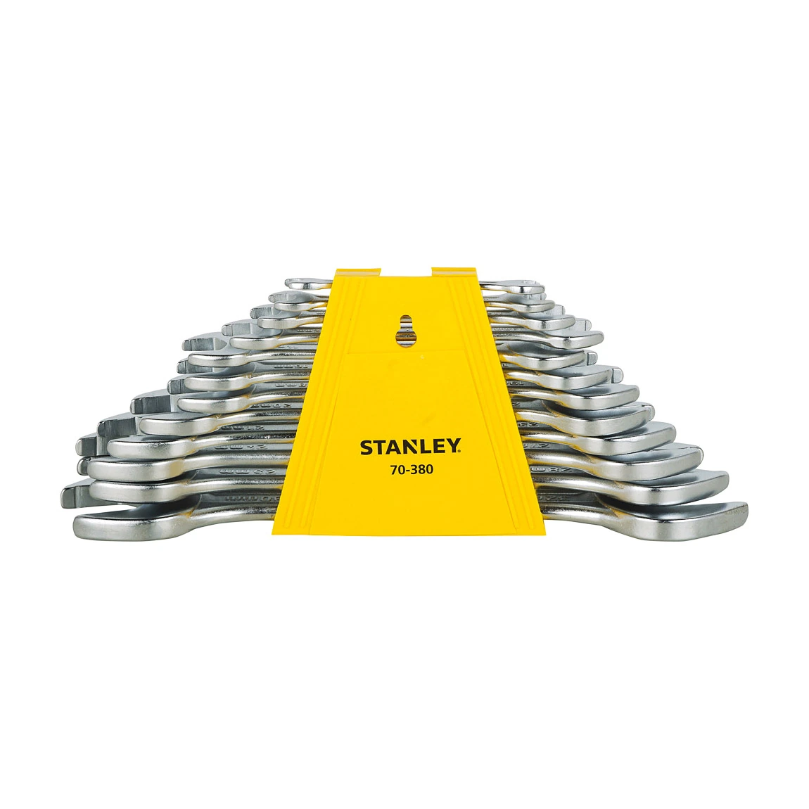 Stanley 12 Pcs Matte Finish Double Open End Spanner Set, 70-380E