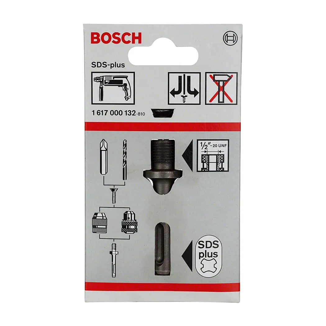 Bosch SDS Plus Shank For Drill Chuck, 1 617 000 132