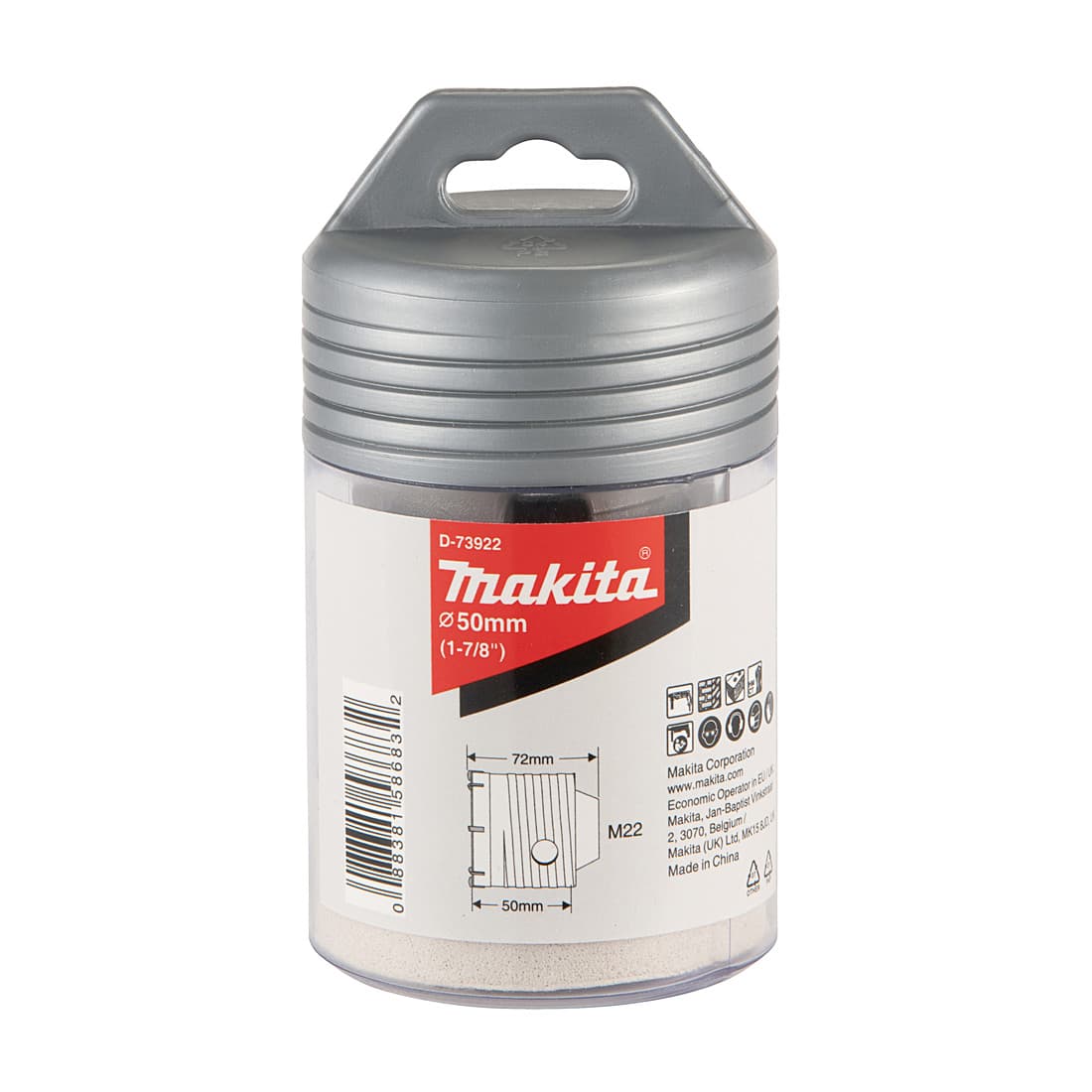 Makita 50 mm Dia x 50 mm Core Cutter For SDS-Plus Hammer, D-73922