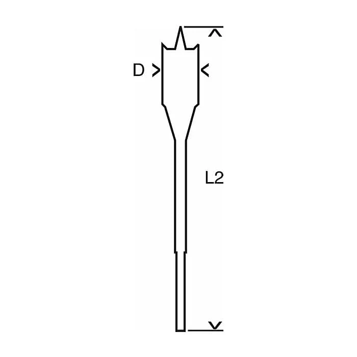 Bosch 14 mm Wood Spade Bit For Self Cut, 2 608 595 486