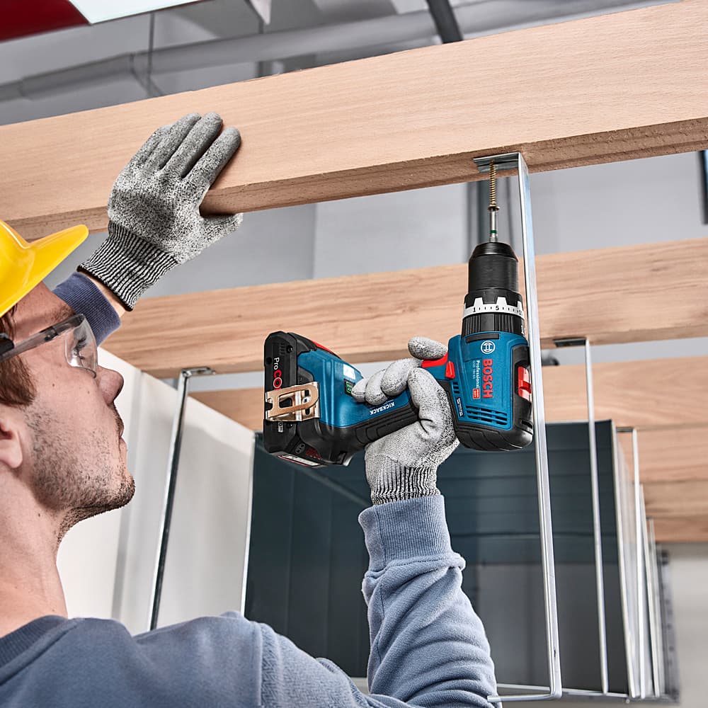 Bosch 18V / 13 mm Professional Cordless Impact Drill Driver (Bare Tool), GSB 18V-65