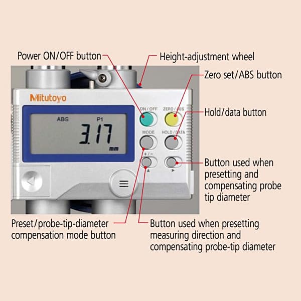 Mitutoyo 450 mm / 18 inch Double Column Digital Height Gauge, 192-631-10