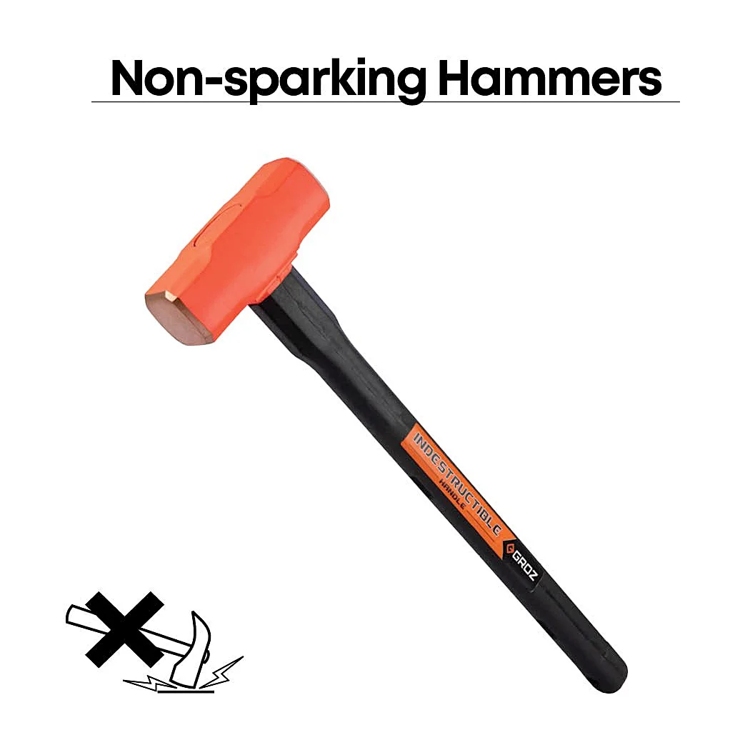 Groz 6300 Gms Copper Head Sledge Hammer With 30 inch Indestructible Handle, SHID/14/30/CU