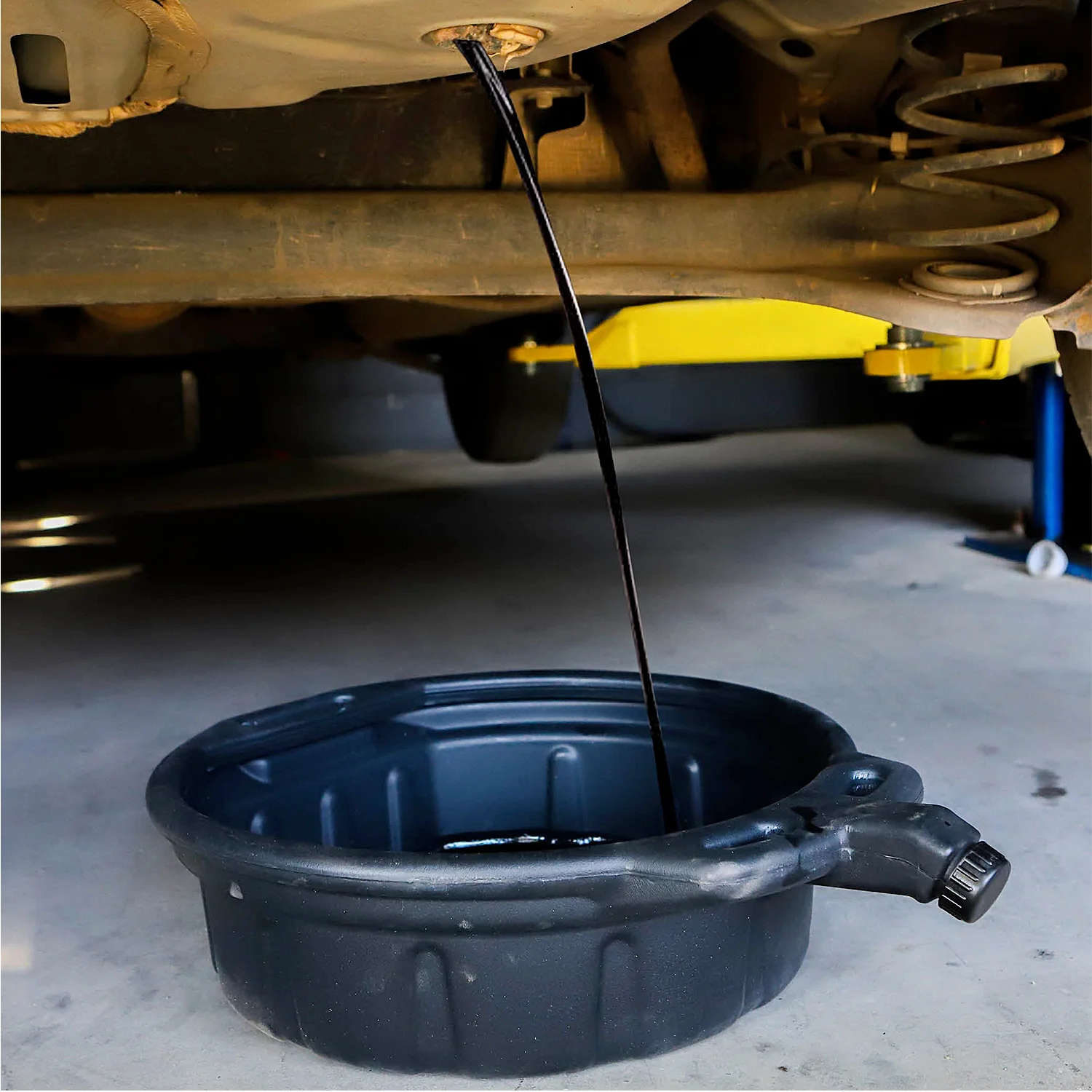 Groz 16 Ltr High-Density Waste Oil Drain Pan, ODP/16