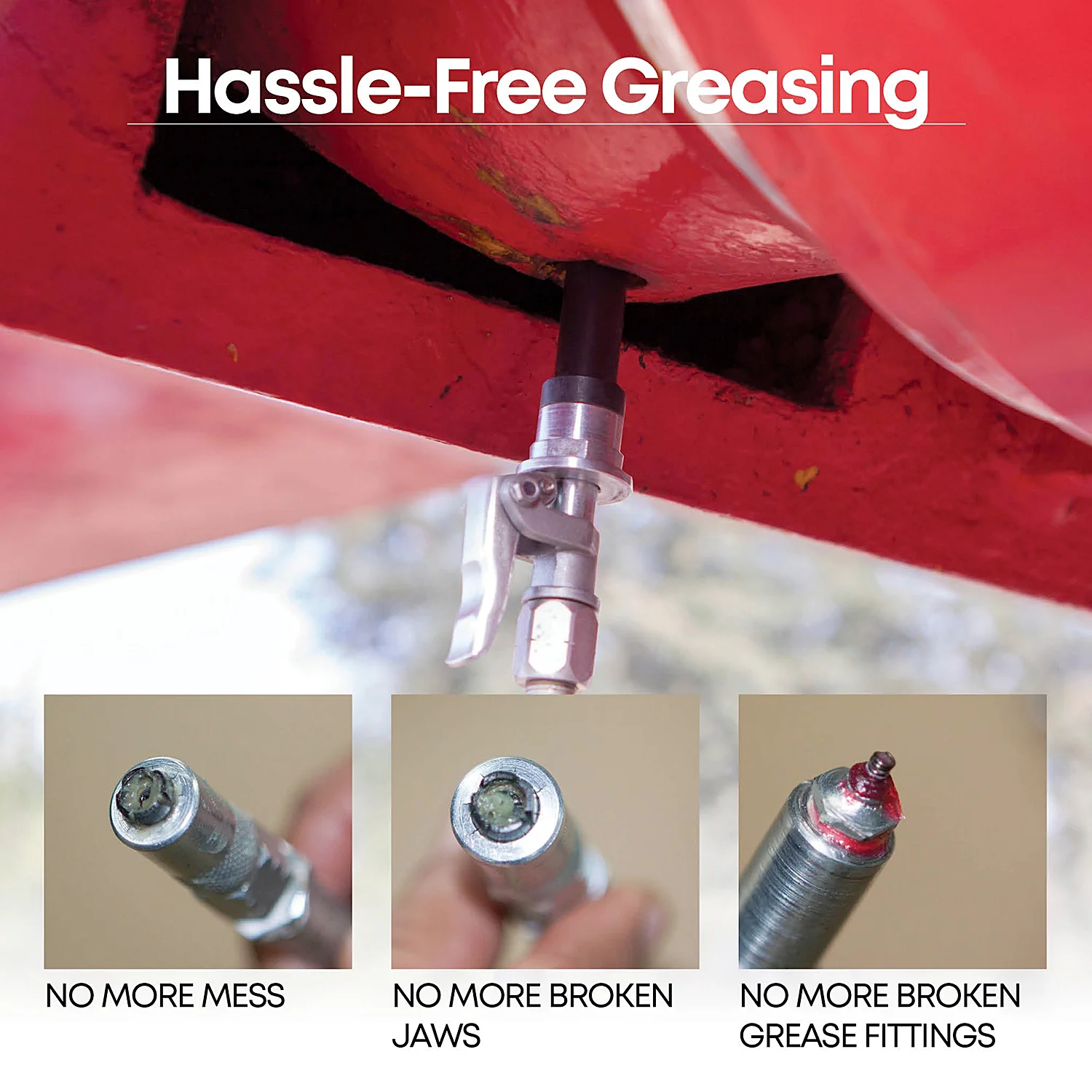 Groz 1/8" BSPT Quick Lock Grease Coupler, HC/21/BSP