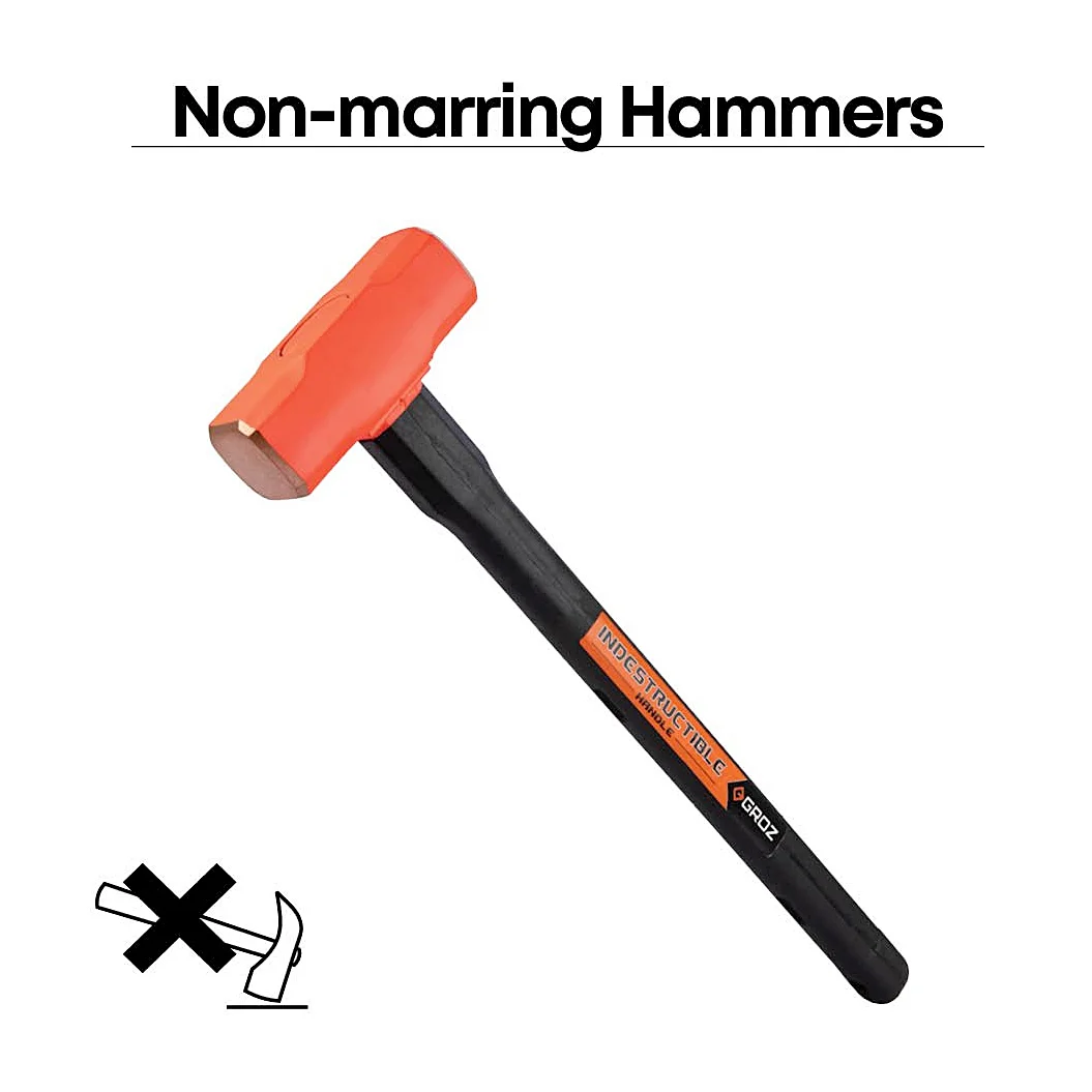 Groz 6300 Gms Copper Head Sledge Hammer With 30 inch Indestructible Handle, SHID/14/30/CU