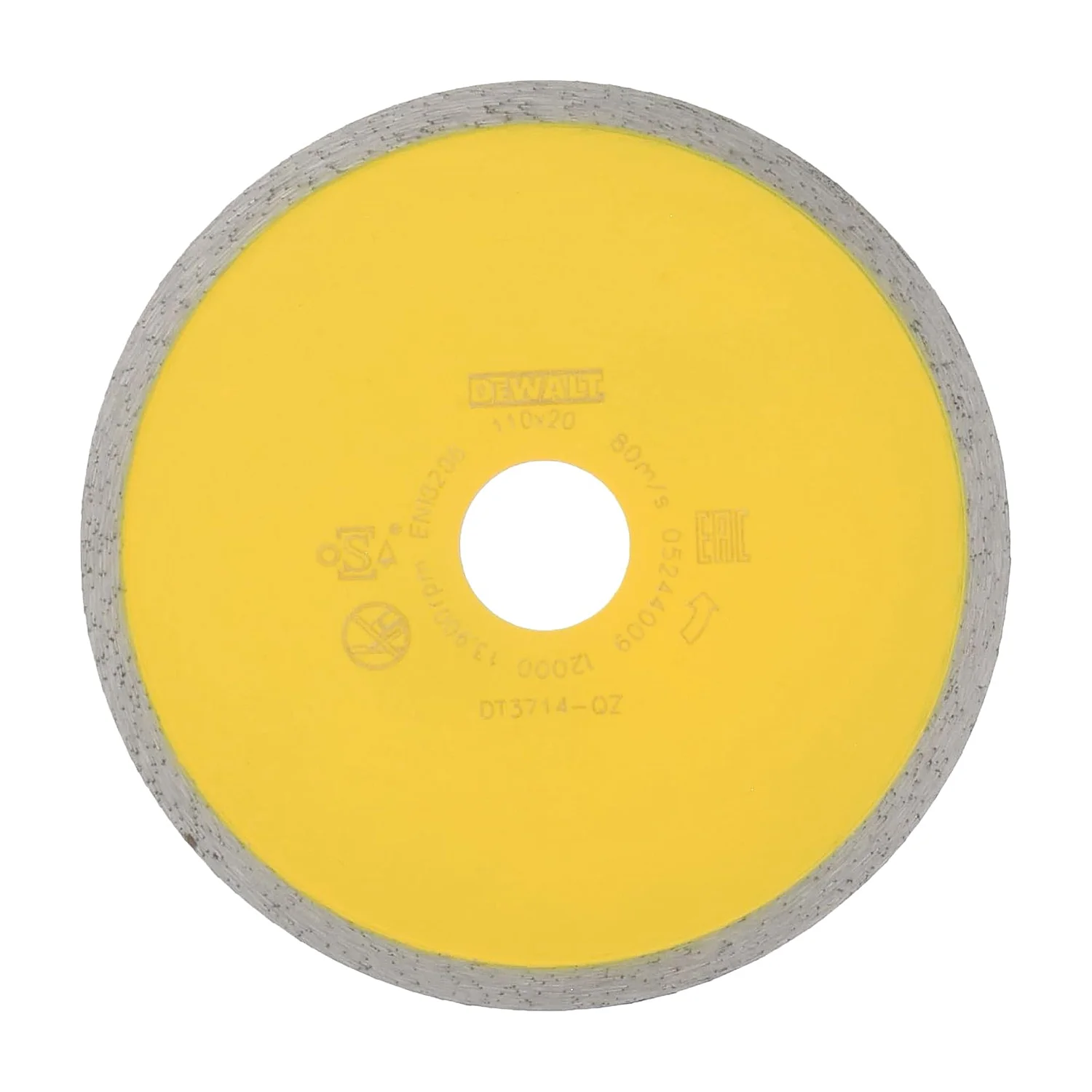 Dewalt 110 mm / 4 inch Diamond Tile Cutting Blade, DT3714-QZ