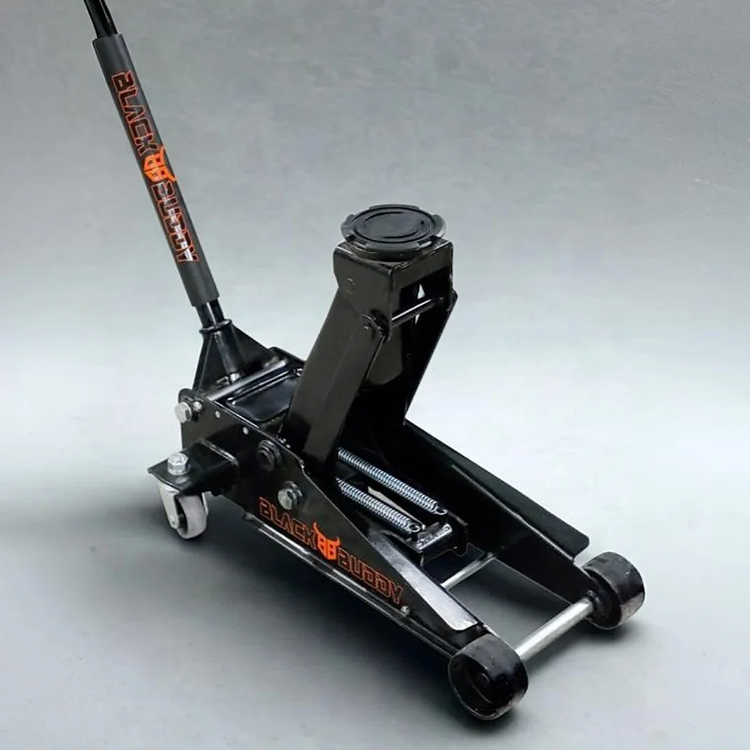 Blackbuddy 3 Ton Hydraulic Floor Jack (Dual-Piston), IBFJ3TR