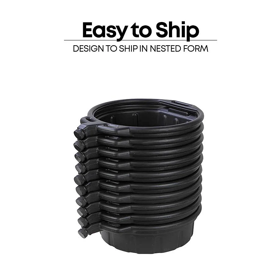 Groz 16 Ltr High-Density Waste Oil Drain Pan, ODP/16